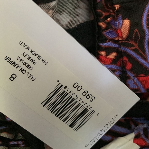 Danielle Bernstein Pull On Paisley Jumper Jumpsuit WeWoreWhat Revolve Sh… - Picture 6 of 8